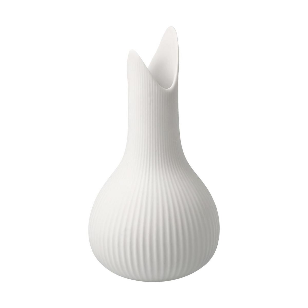 VASE Studio 8 Pure Raindrop weiß 15 cm - Weiß, Keramik (15cm) - Goebel