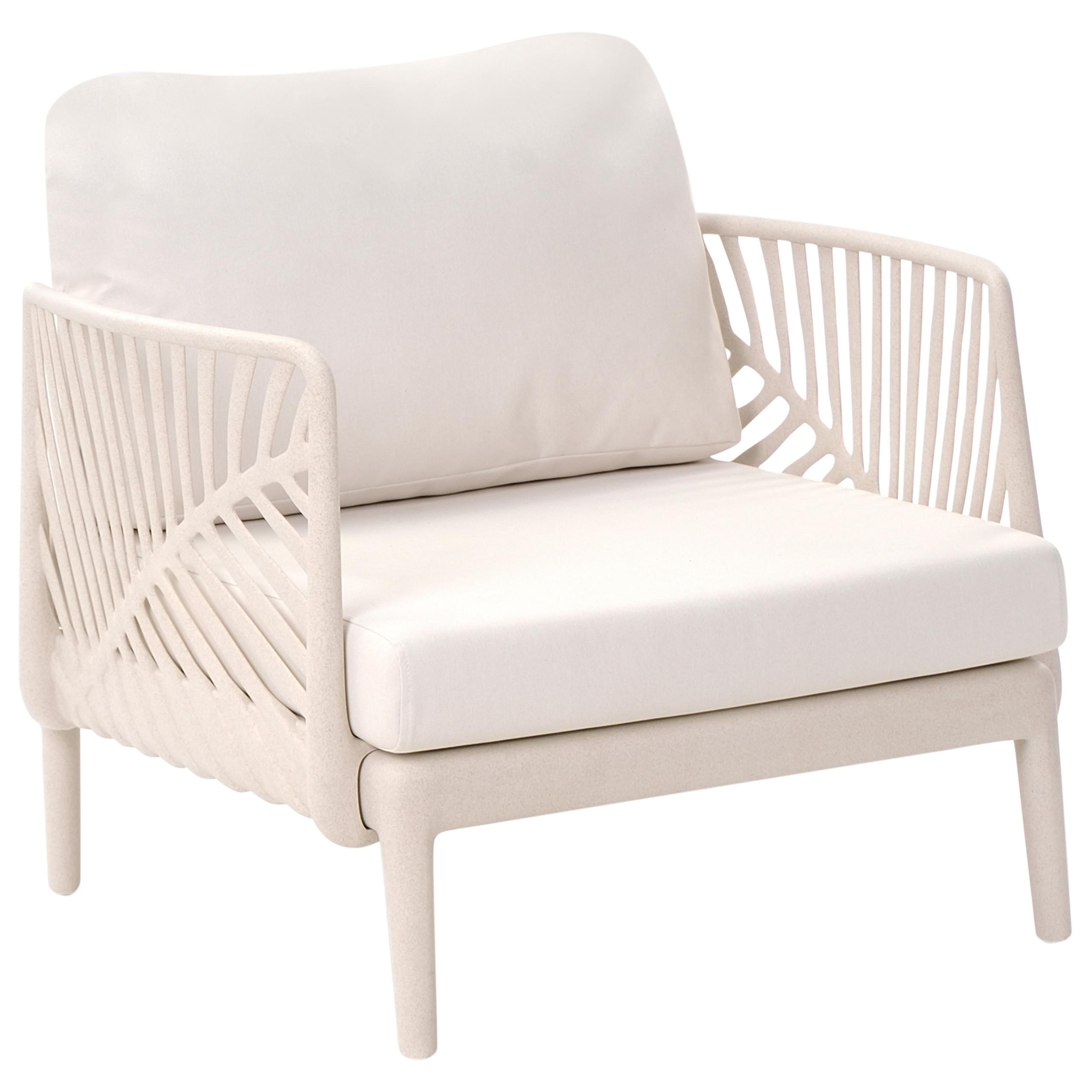 GARTENSESSEL Hellbeige Saturnia - Beige, Kunststoff (68/78/68cm) - Beliani