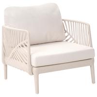 GARTENSESSEL Hellbeige Saturnia - Beige, Kunststoff (68/78/68cm) - Beliani