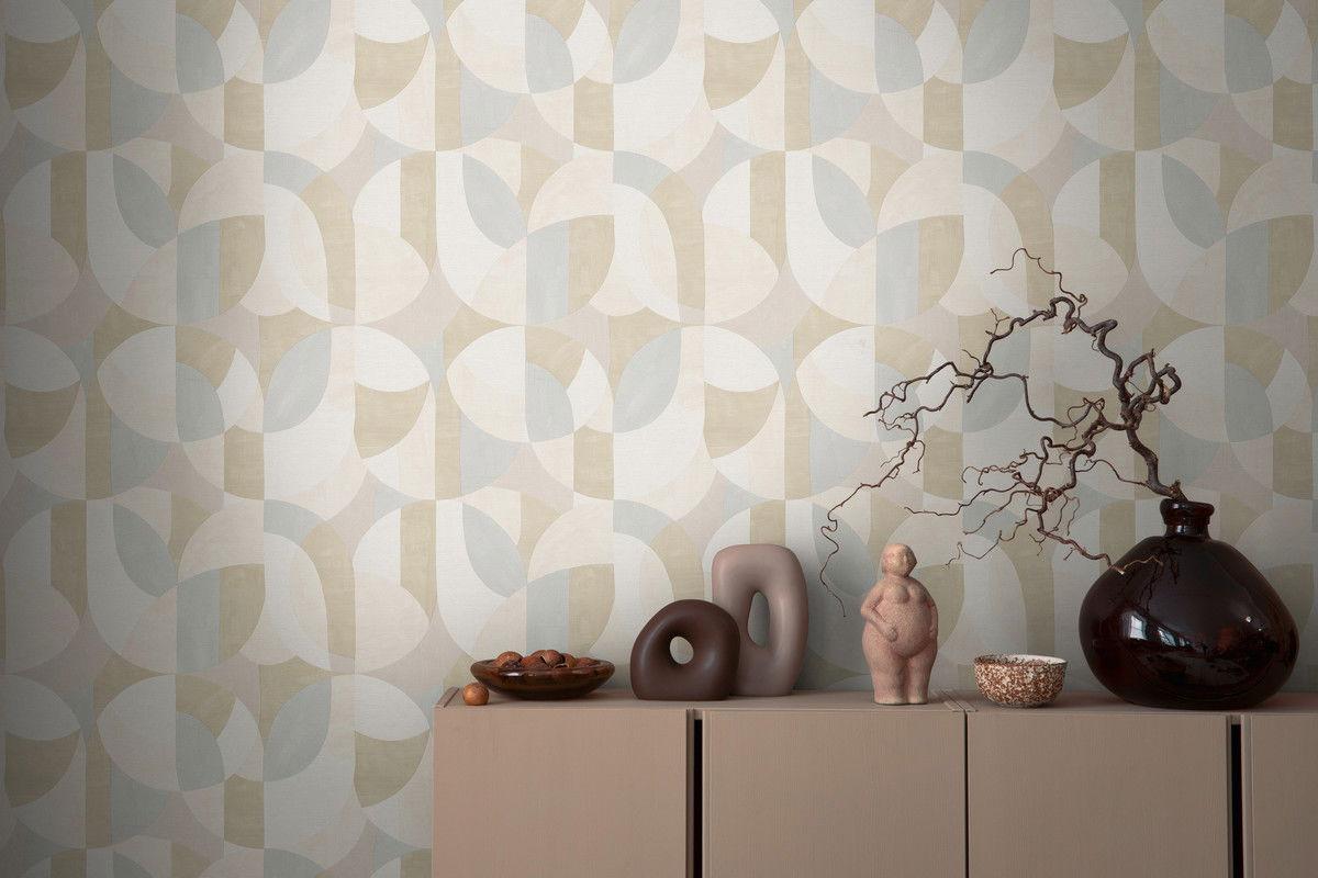 VLIESTAPETE Beige 53/1005 cm - Beige, Textil (53/1cm) - KUNSTLOFT