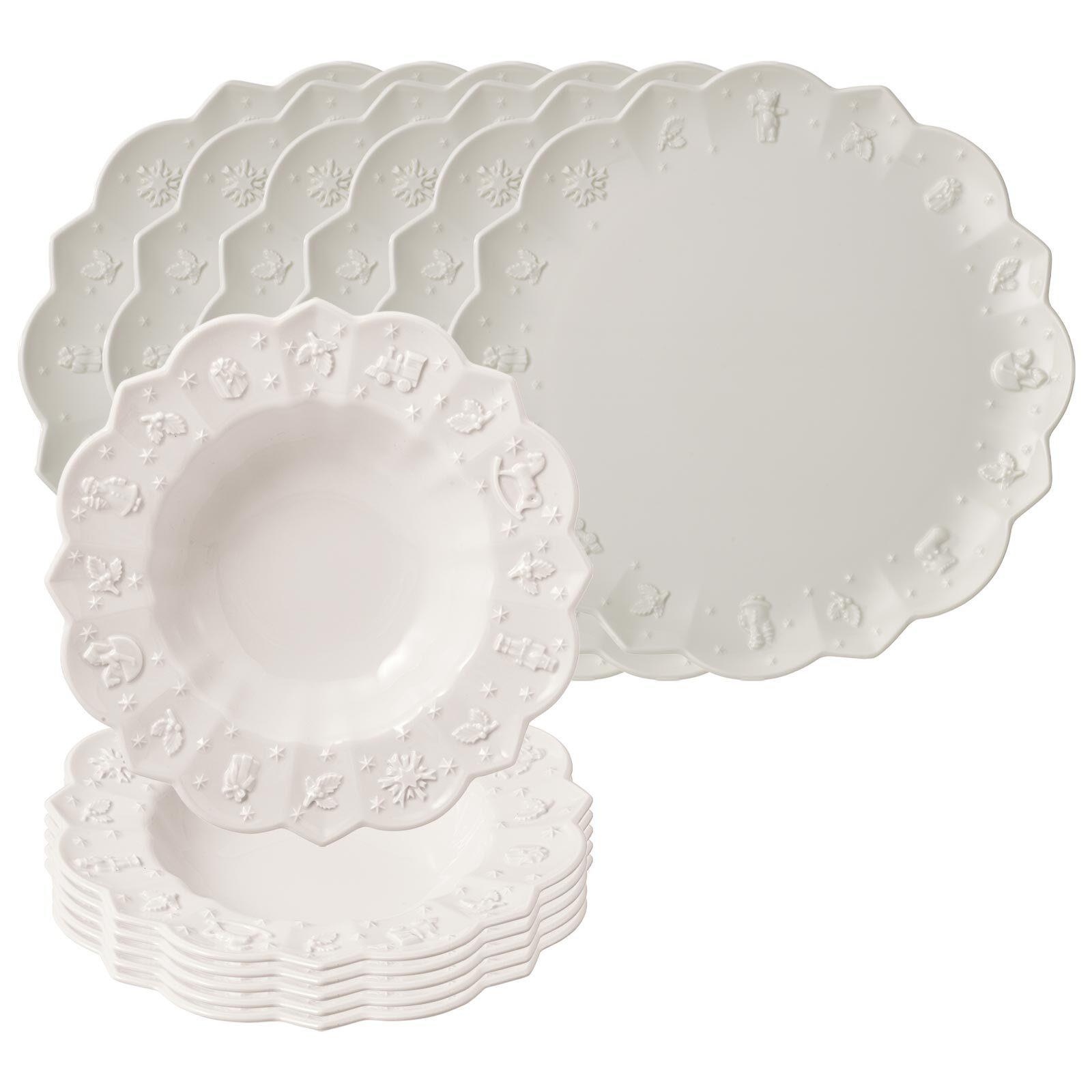 TAFELSERVICE Toy's Delight Royal Classic weiß 12-tlg. - Weiß, Keramik (29.5/2/29.5cm) - Villeroy & Boch