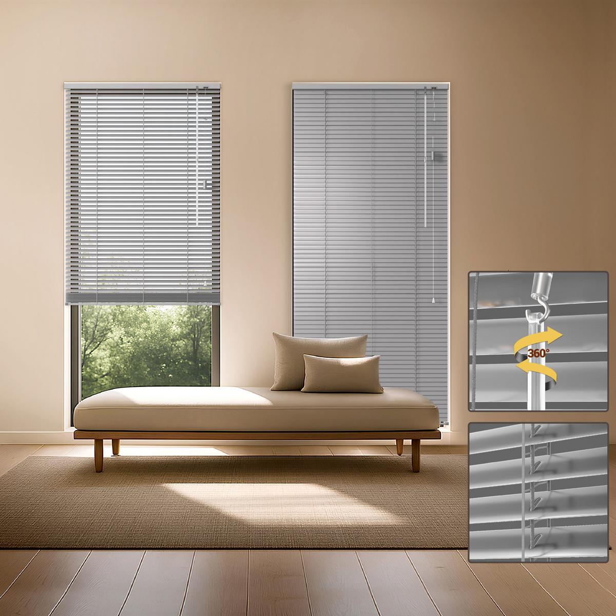 ALU-JALOUSIE SolDecor JA2 100x175cm Silber glänzend - Chromfarben, Metall (100cm) - Sol Royal