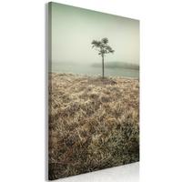KUNSTDRUCK Braun 60/90 cm - Braun/Grün, Textil (60/90cm) - KUNSTLOFT