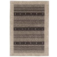 NATUR WOLLE TEPPICH GABBEH ESTA - Grau, Textil (140/200cm) - Pergamon