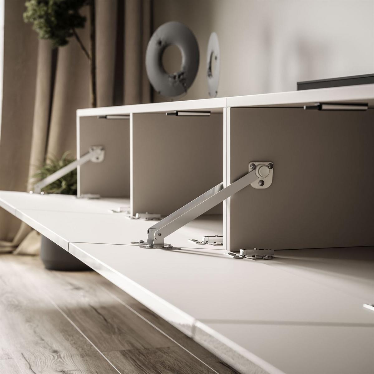 TV-SCHRANK CARMEN 250 hängend - Kaschmir, Holzwerkstoff (250/27/40cm) - Lookway