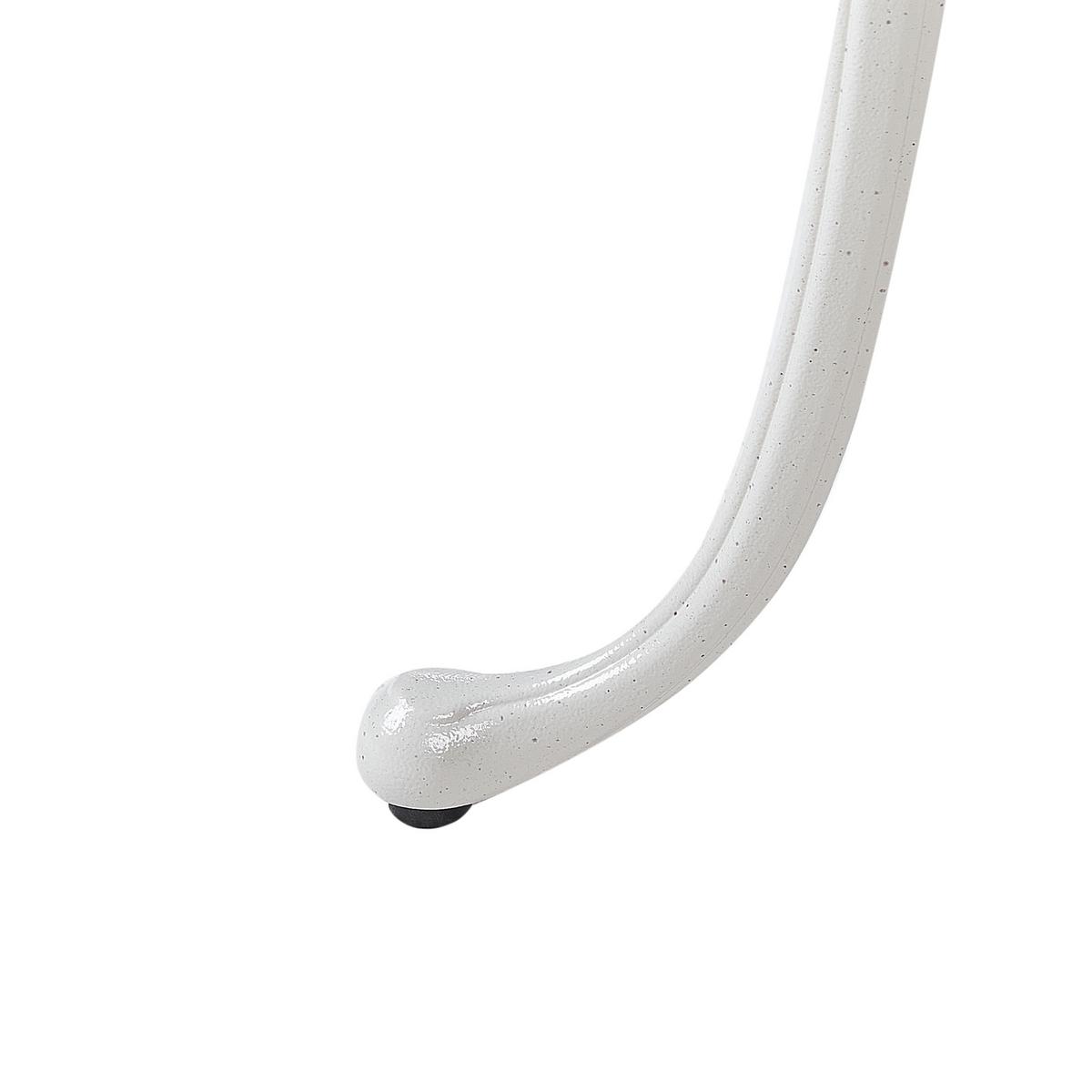 BISTROTISCH Weiß Dascio - Weiß, Metall (61/61/71cm) - Beliani