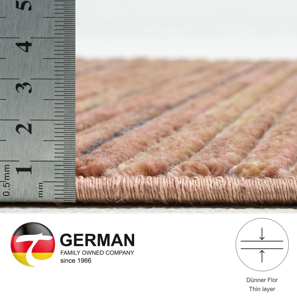 FLACHWEBETEPPICH Corduletta 180x280 cm - Rostfarben, Textil (180/280cm) - Gino Falcone