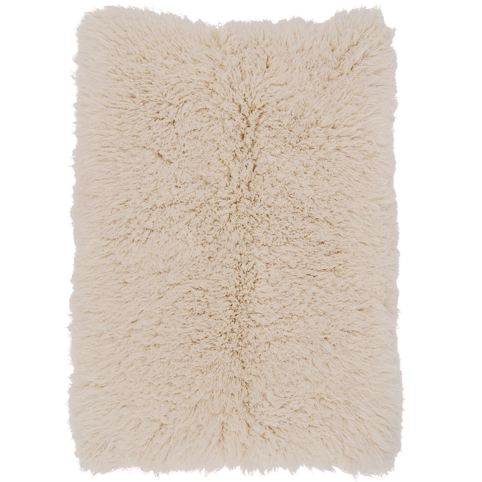 NATUR TEPPICH FLOKATI SUPREME - Creme, Textil (90/160cm) - Pergamon