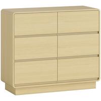 SIDEBOARD MDF Naturholz - Naturfarben, Holzwerkstoff (38/86/100cm) - HOMCOM