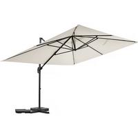 SONNENSCHIRM sky 4 Ekru - Beige, Metall (278/370cm) - Habitat Garten