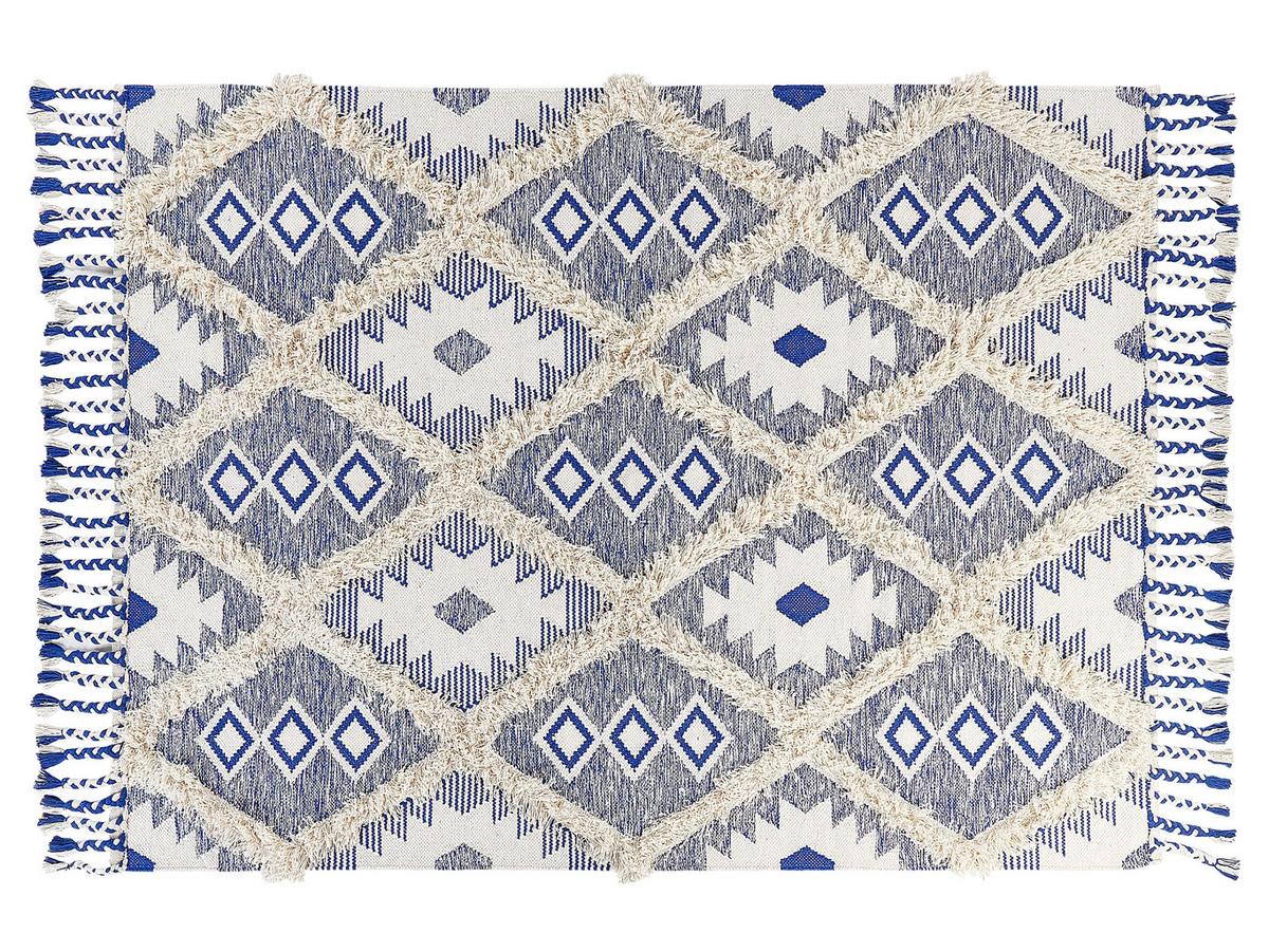 KURZFLOR-TEPPICH Manavgat 200/140 cm - Beige, Textil (140/200cm) - Beliani