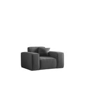 SESSEL Celes Premium Opera Velvet - Dunkelgrau, Holzwerkstoff/Textil (121/73/88cm) - Fun Möbel