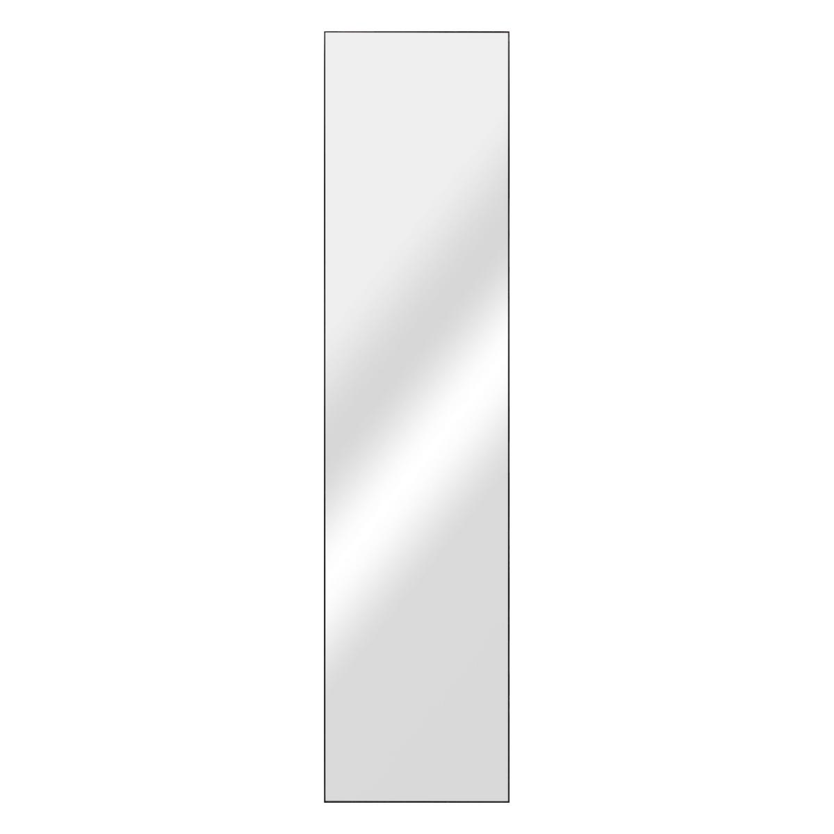 STANDSPIEGEL Barletta - Schwarz, Glas/Kunststoff (35/150.6/150cm) - [en.casa]