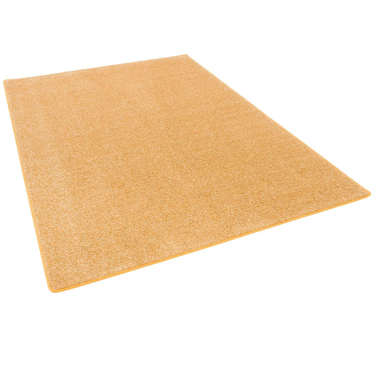 HOCHFLOR LANGFLOR TEPPICH COTTAGE - Currygelb, Textil (200/200cm) - Snapstyle