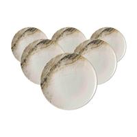 DESSERTTELLER Arezzo braun ø 20,5 cm 6er Set - Braun, Keramik (20.5cm) - Ritzenhoff Breker