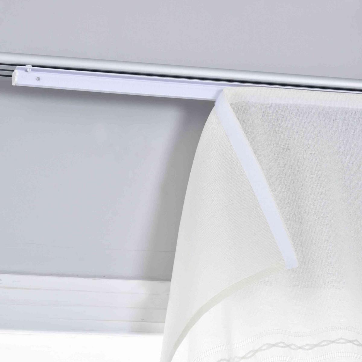 SCHIEBEVORHANG 2ER SET »Leipzig« HxB 245x60 cm Natur - Naturfarben, Textil (60/245cm) - Gardinenbox