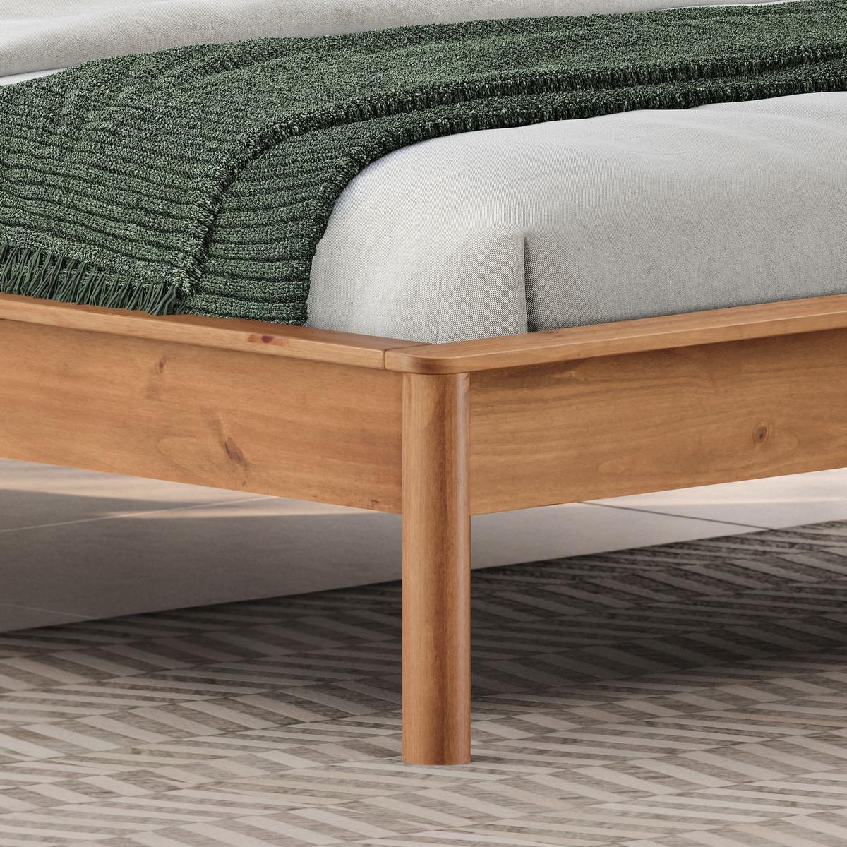 BETT APOANA 160x200 cm Eiche - Eichefarben, Holz (160/200cm) - IDIMEX