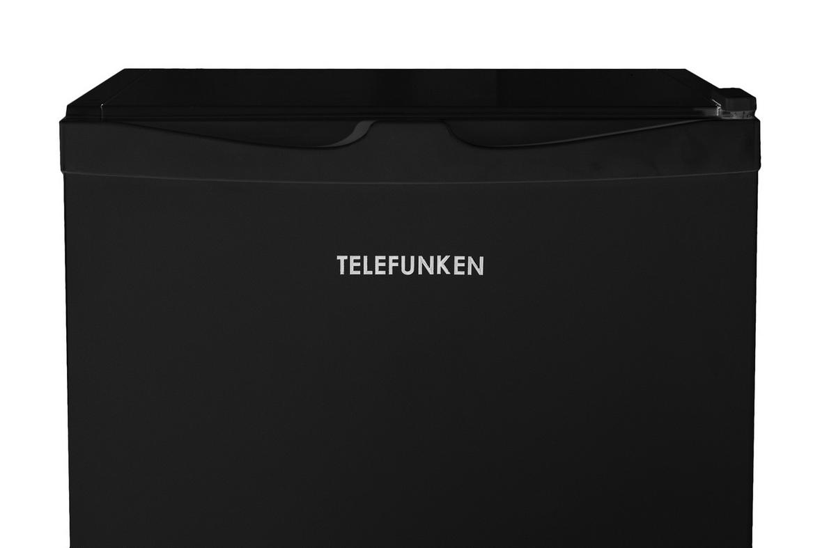 KÜHLSCHRANK, ohne Gefrierfach, freistehend, klein, 90 Liter Nutzinhalt, mit Gemüsefach & 3 Ablagen, Temperaturregelung, CF-31-121-B - Schwarz, Kunststoff/Metall (48/82.1/50cm) - Telefunken