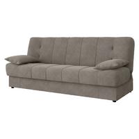 SCHLAFSOFA Sonia - Hellbraun/Schwarz, Holz/Kunststoff (194/88/90cm) - MIRJAN24