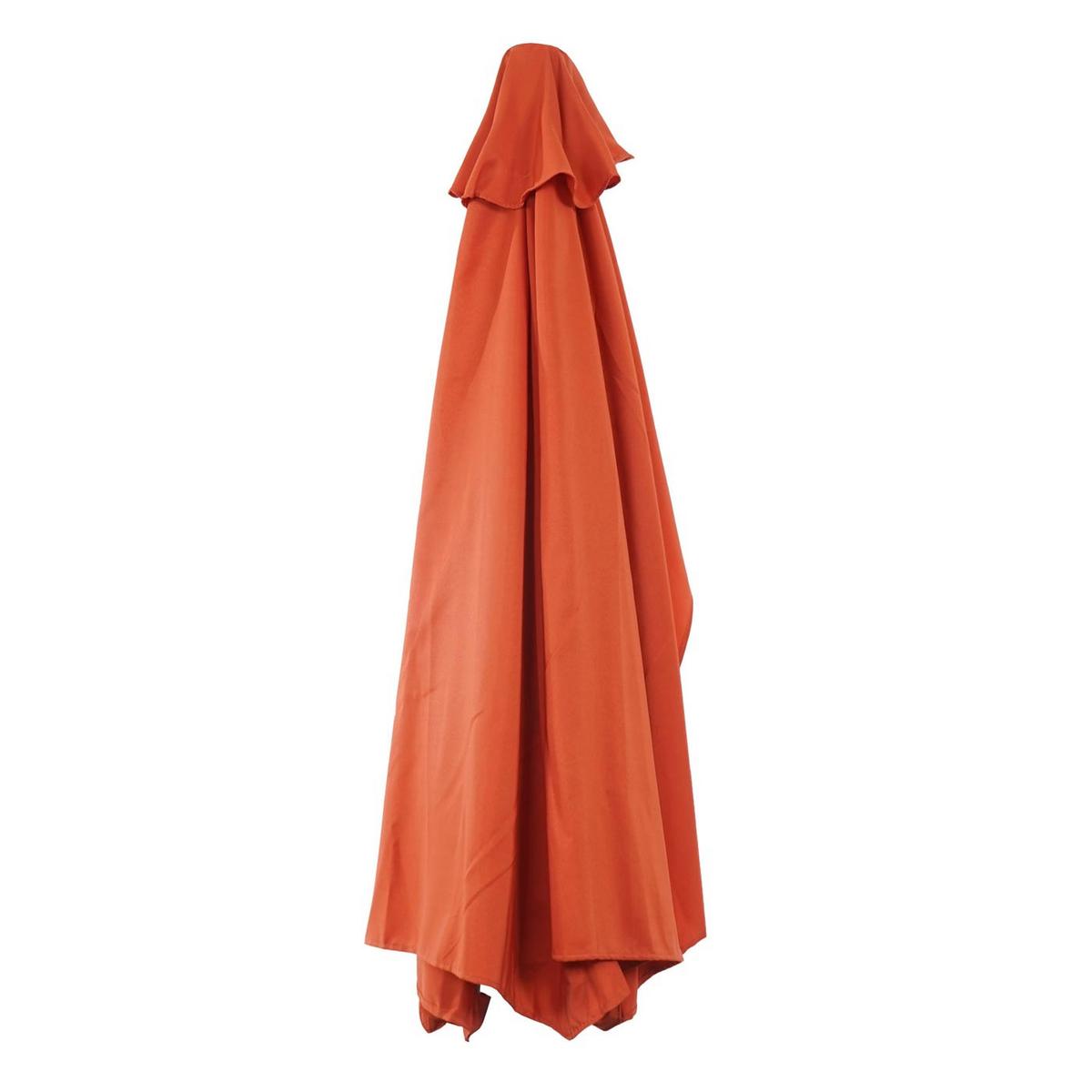 ERSATZ-BEZUG SONNENSCHIRM HALBRUND Orange - Orange, Textil (285/145cm) - MCW