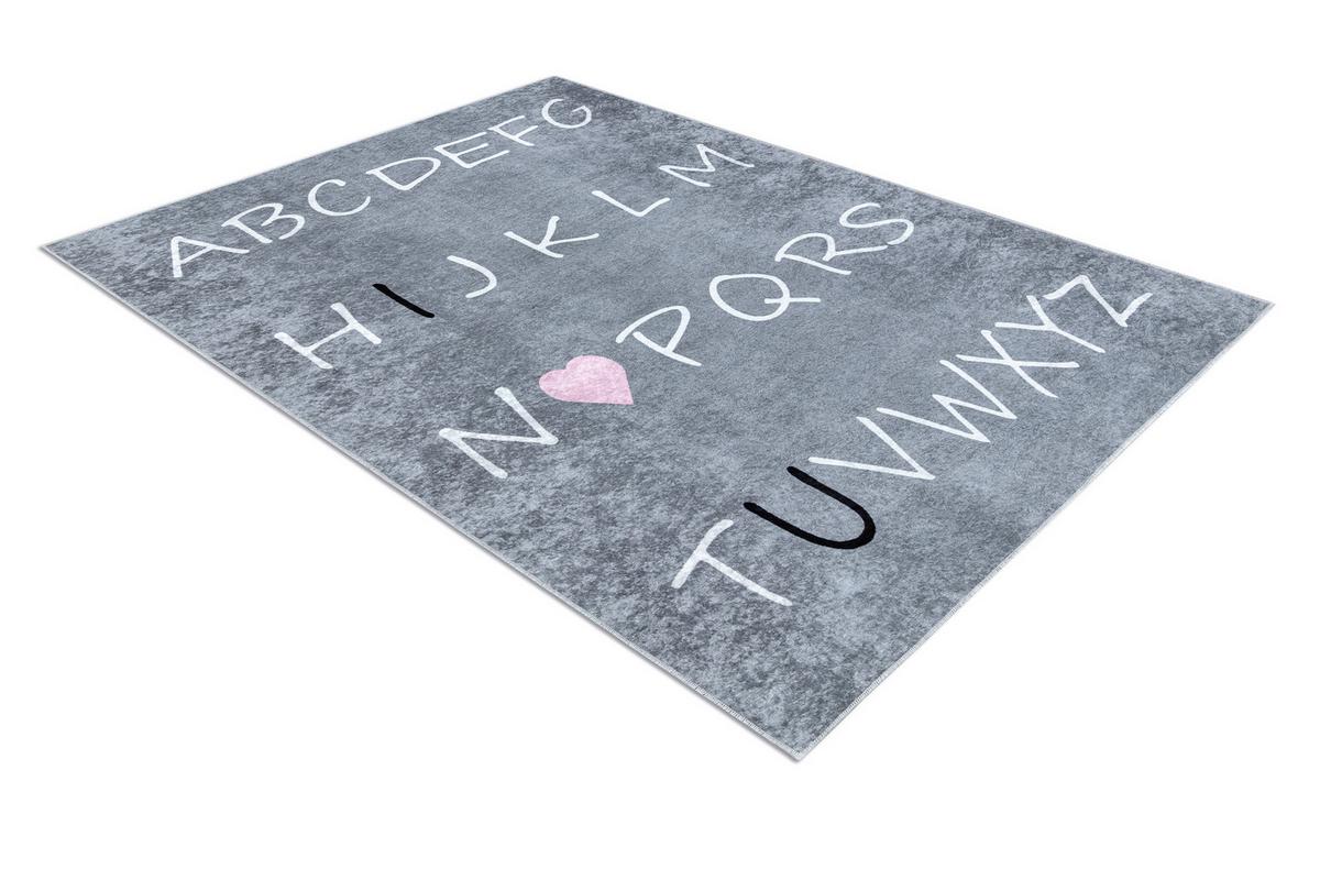 TEPPICH Junior 140/190 cm - Grau, Textil (140/190cm) - rugsX
