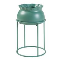 BLUMENSTÄNDER Assen - Grün, Metall (23.5/23.5/38cm) - [en.casa]