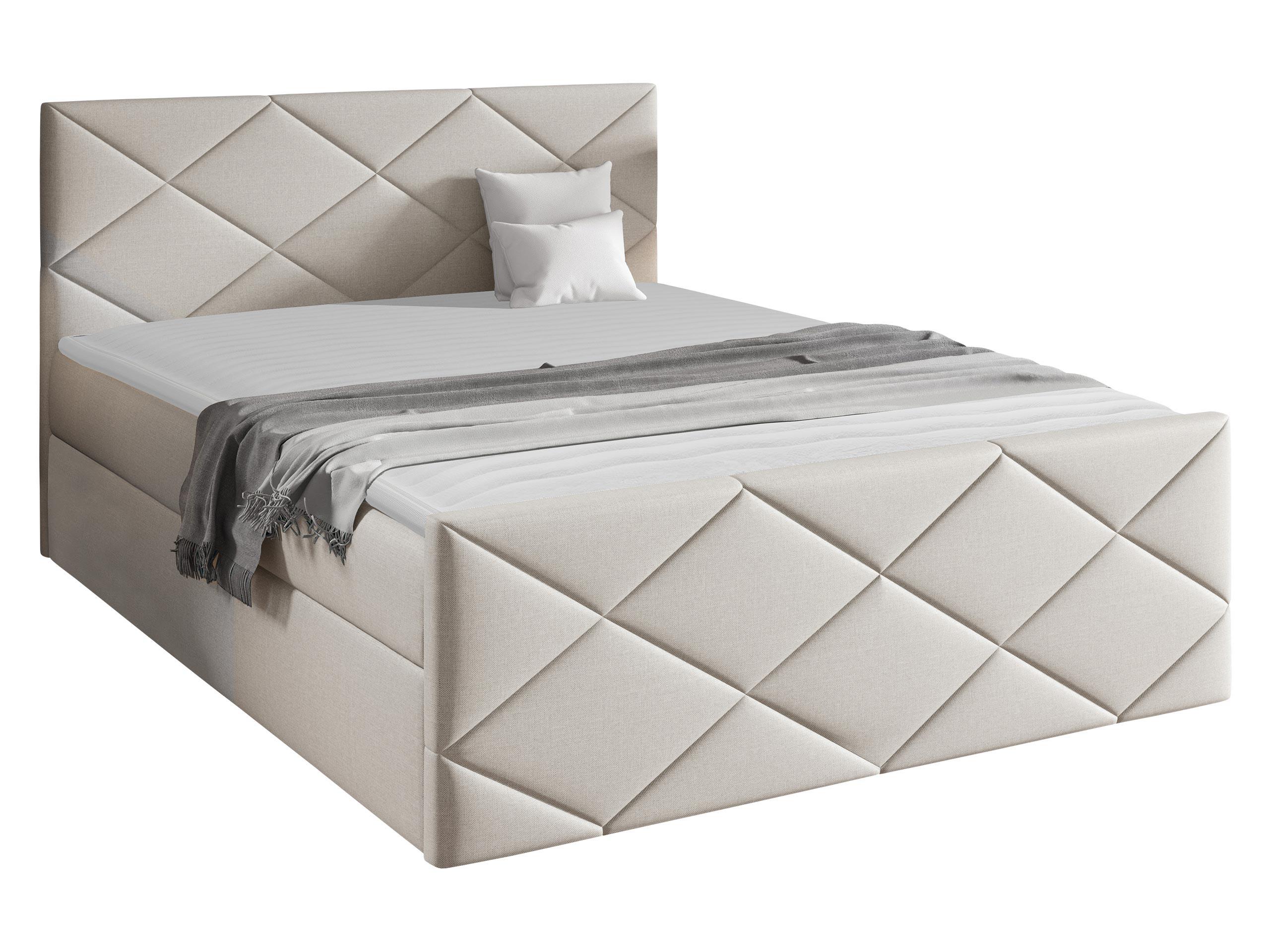 BOXBETT Herkules - H3 - Creme, Holz (160/200cm) - MIRJAN24