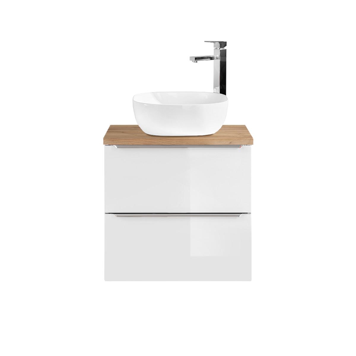 WASCHTISCH 60.4cm April Weiß - Weiß, Holzwerkstoff (60.4/59/46cm) - Petits-meubles