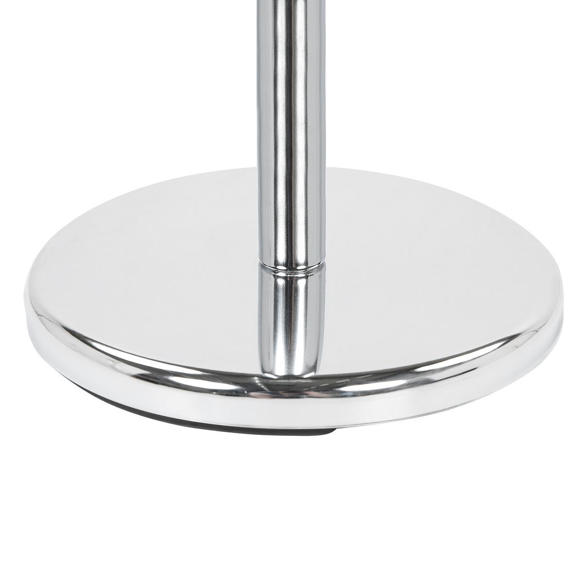KLEIDERSTÄNDER Chromstahl silber 175 cm Trenton - Silberfarben, Metall (30/175/30cm) - Beliani