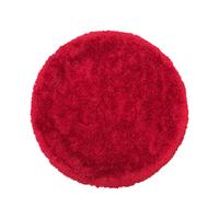 SHAGGY-TEPPICH Cide 140/140 cm - Rot, Kunststoff (140/140cm) - Beliani