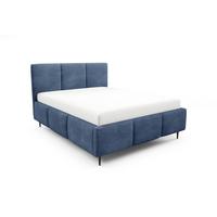 POLSTERBETT Miami - Blau, Holzwerkstoff/Textil (180/200cm) - Fun Möbel