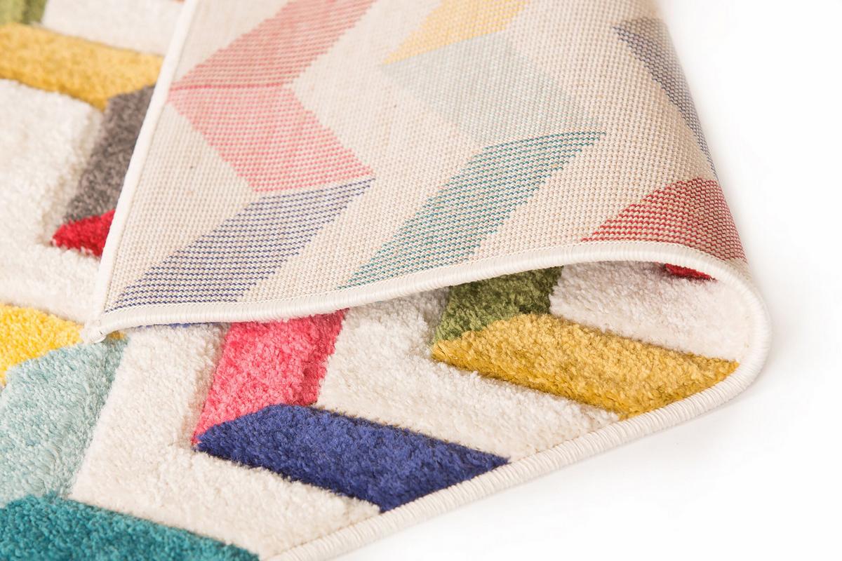 TEPPICH MEON, geometrisch, Bunt, 66 x 230 cm - Multicolor, Textil (230/66cm) - KADIMA DESIGN