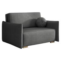 SCHLAFSOFA Viva Glov II - Naturfarben/Grau, Holz/Textil (134/85/98cm) - MIRJAN24