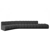ECKSOFA modulares Sofa Brilo-L2 - 471x174x70 cm Grau - Grau, Holzwerkstoff/Textil (471/174cm) - ALTDECOR