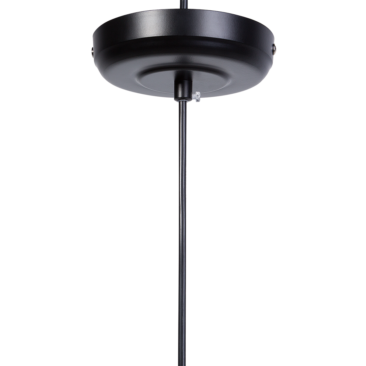 HÄNGELEUCHTE Mazaro 50/50/125 cm - Schwarz, Metall (50/50/125cm) - Beliani