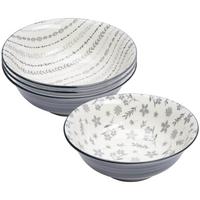 SERVIERSCHALEN Sendai Mix grau ø 21 cm 4er Set - Grau, Keramik (21/7.7/21cm) - Ritzenhoff Breker