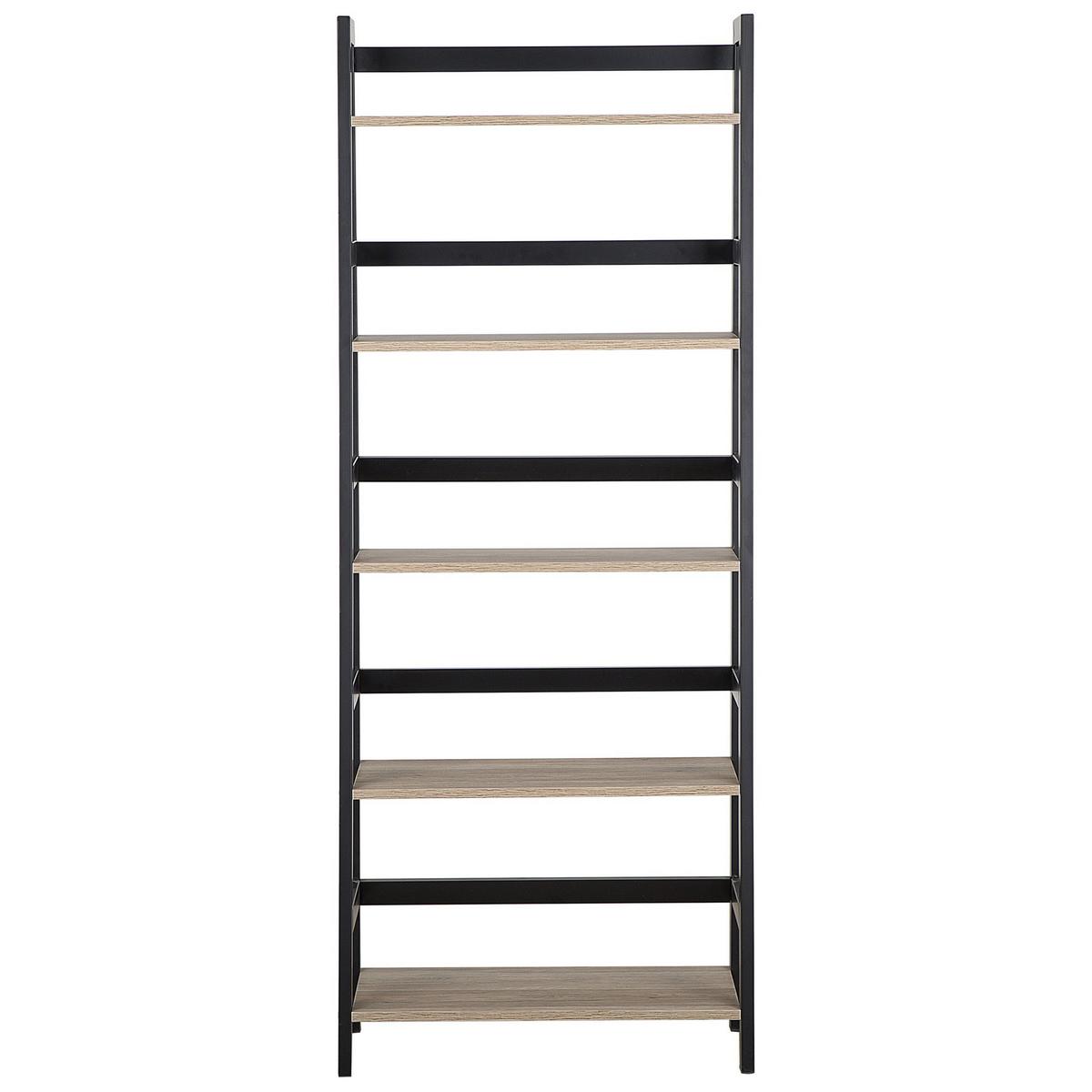 REGAL 5 Fächer Croydon - Hellbraun, Holzwerkstoff (64/163/34cm) - Beliani