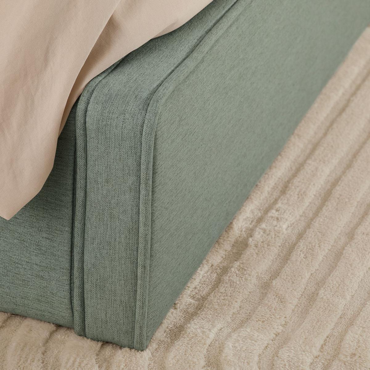 POLSTERBETT MARINI 140x200 cm grün - Grün, Textil (140/200cm) - IDIMEX