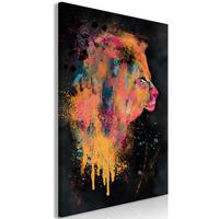 KUNSTDRUCK Bunt 40/60 cm - Multicolor, Textil (40/60cm) - KUNSTLOFT