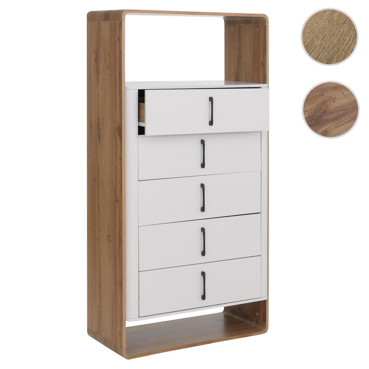 HIGHBOARD Weiß - Weiß, Holz (80/155/41cm) - MCW