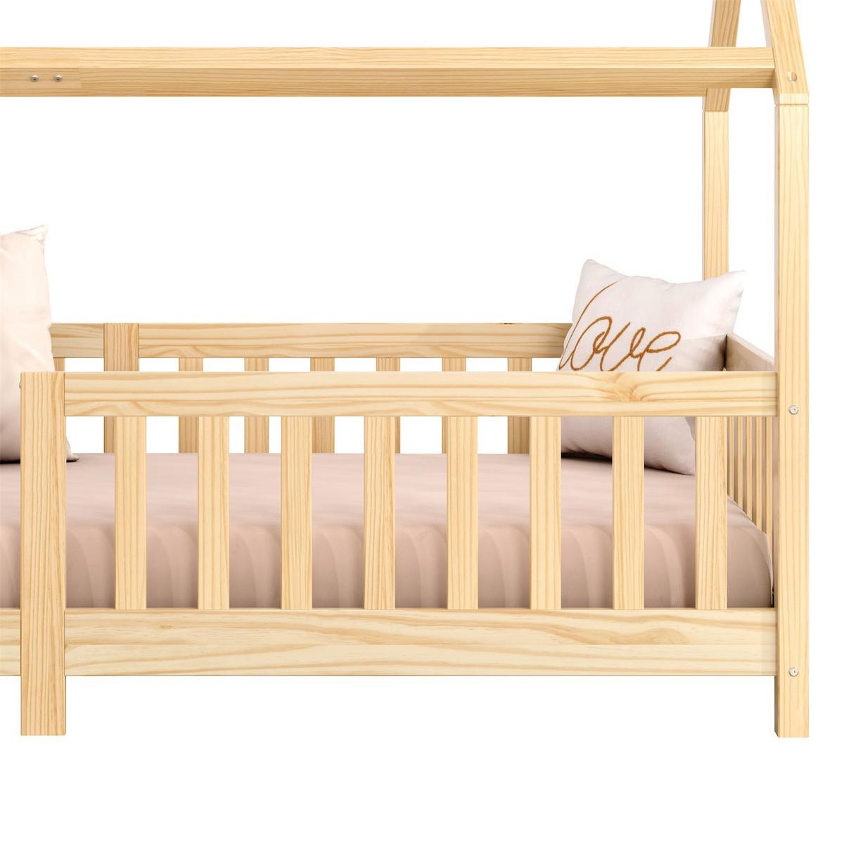 HAUSBETT NINA 90x200 cm natur - Naturfarben, Holz (96/135/206cm) - IDIMEX