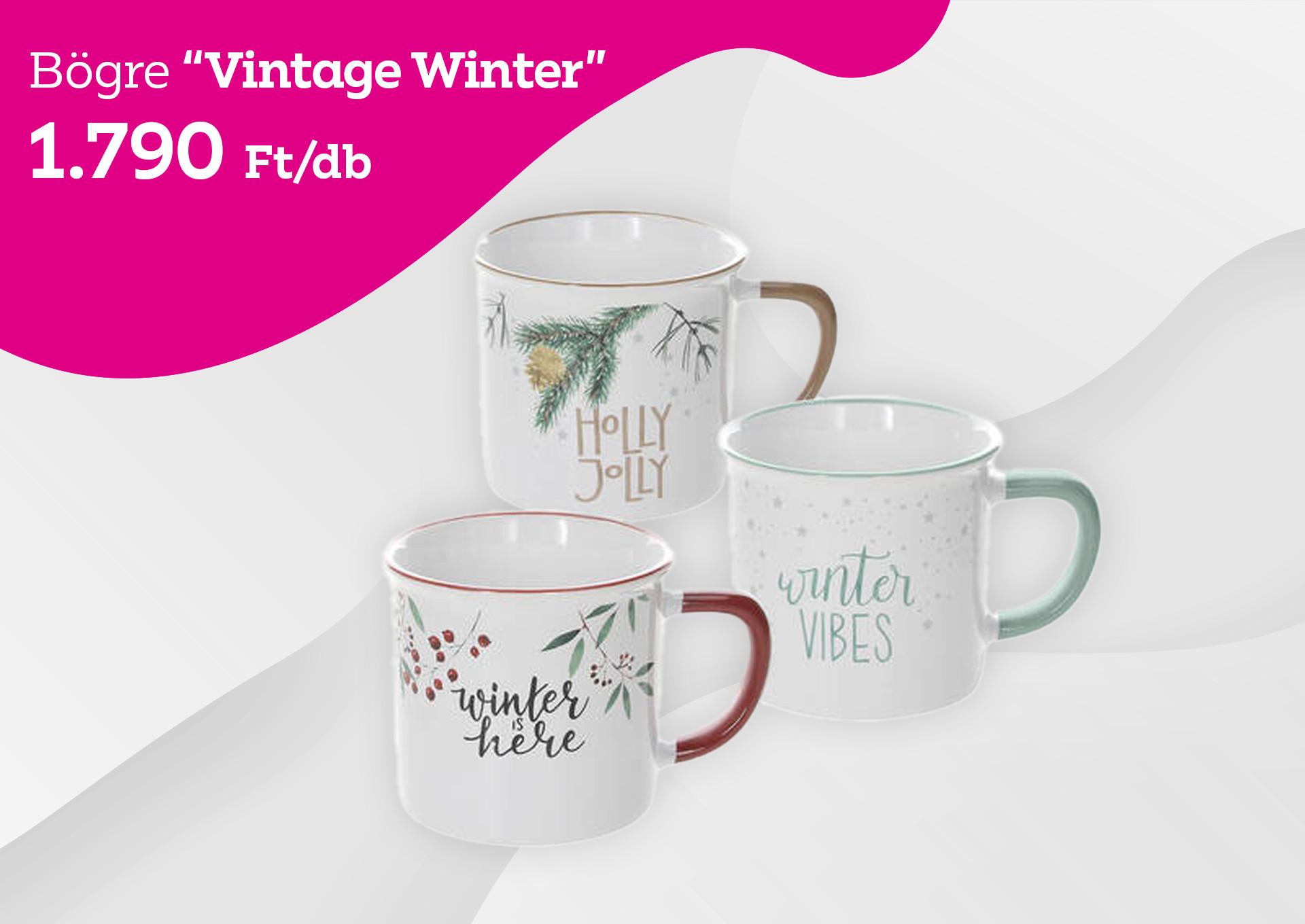 Bögre VINTAGE WINTER 1790 Forint