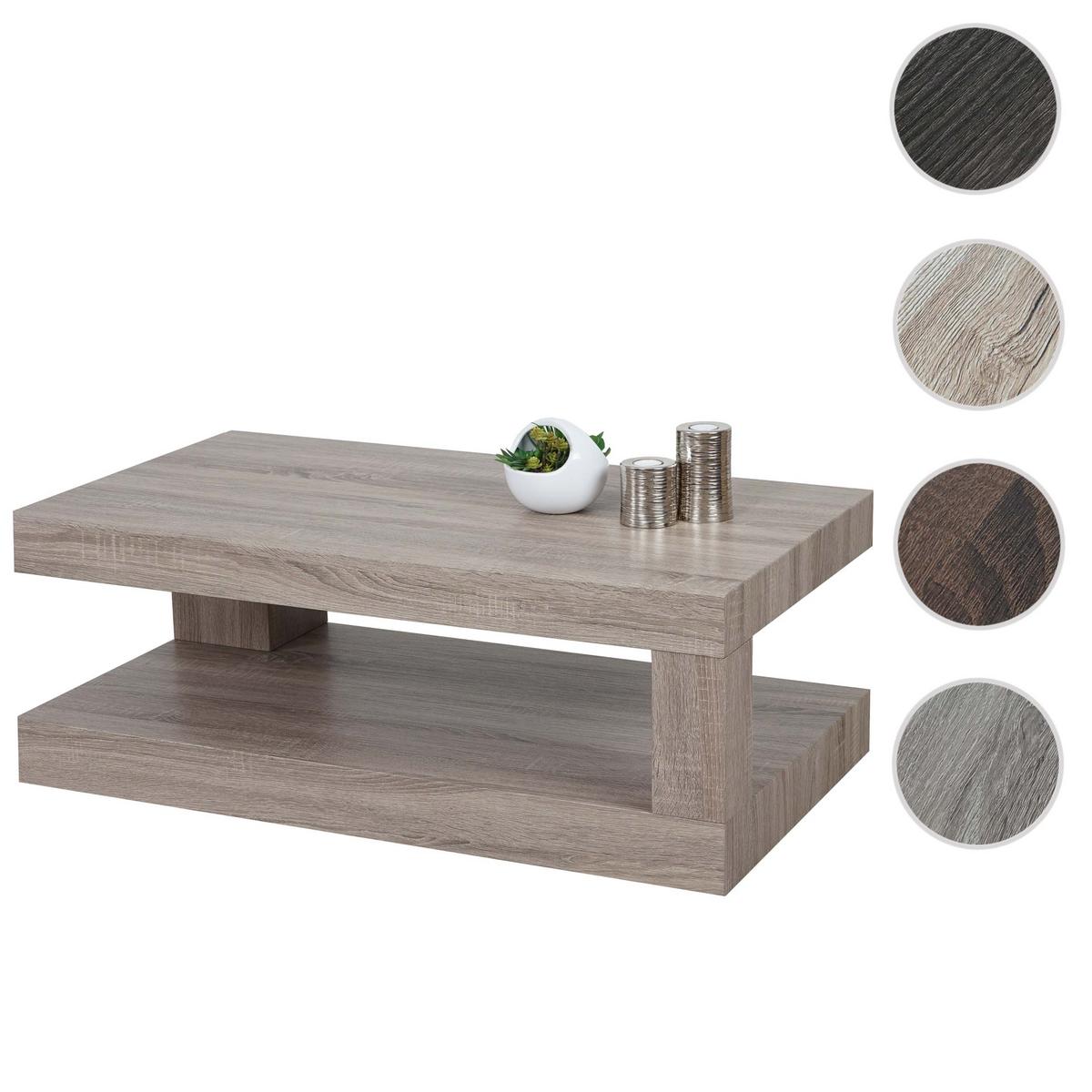 COUCHTISCH rechteck Eiche Dunkel Dekor - Trüffeleichefarben, Holzwerkstoff (60/110/40cm) - MCW