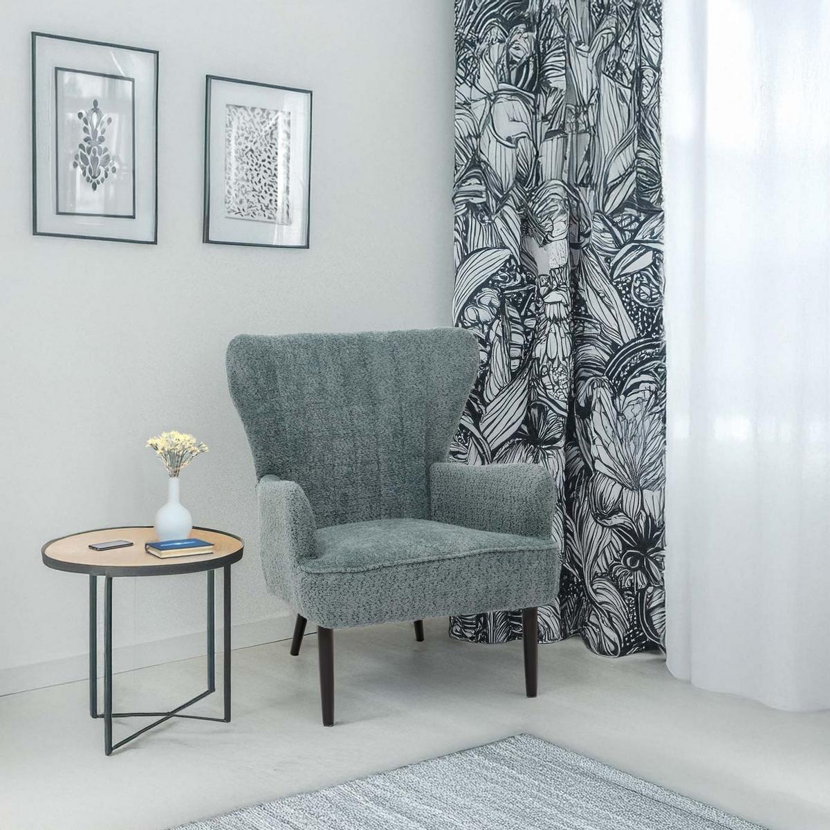 LOUNGE-SESSEL Blau - Blau, Textil (75/80/78cm) - MCW