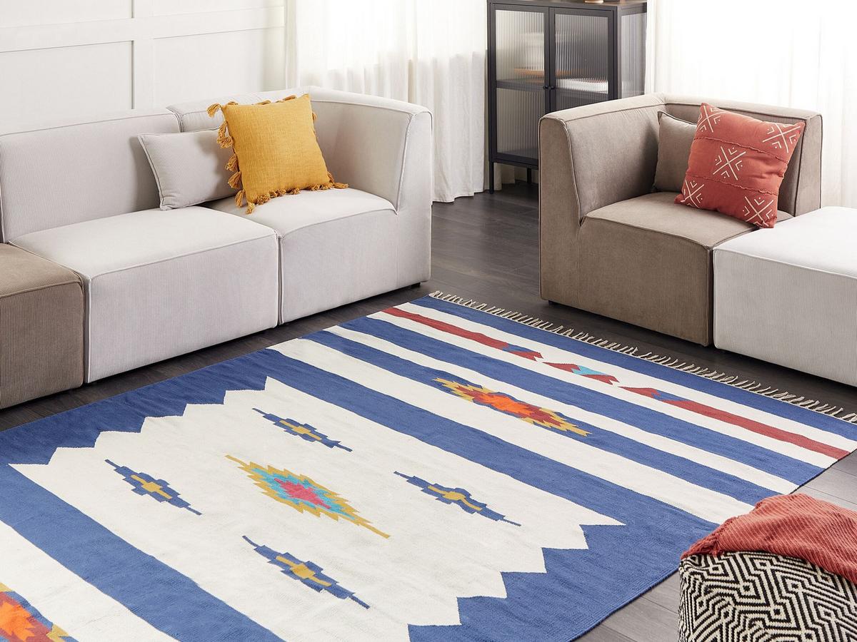 KELIM-TEPPICH Varser 300/200 cm - Multicolor, Textil (200/300cm) - Beliani