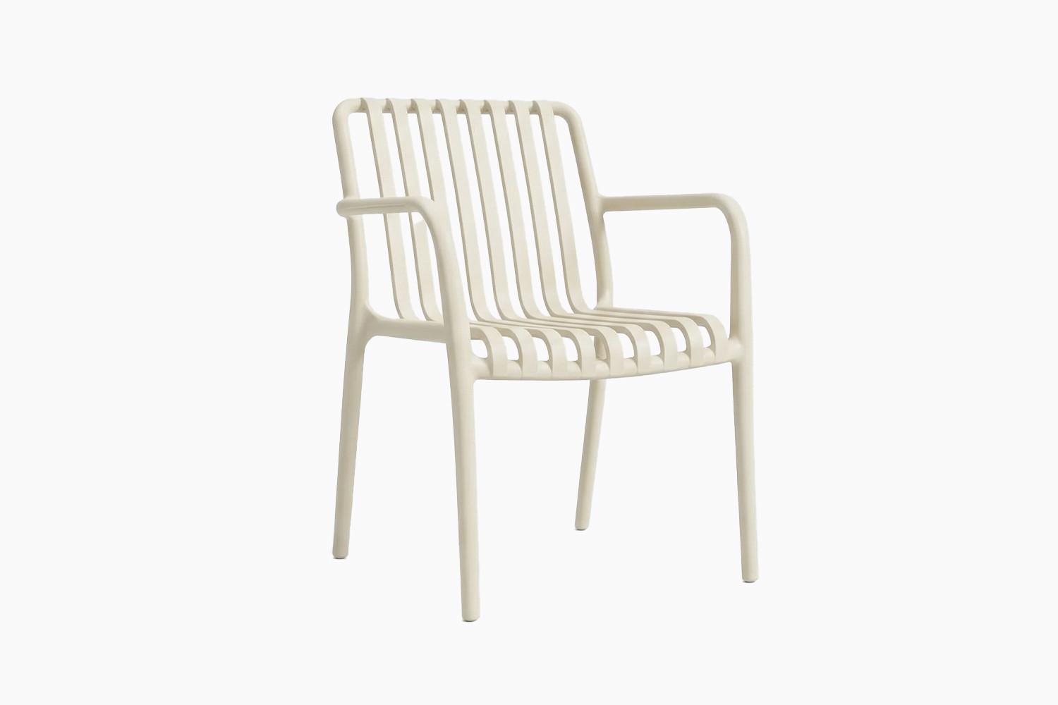 GARTENSTUHL MIAVA Cremeweiß Kunststoff Stapelbar (1er-Set) - Creme, Kunststoff (56/81/57cm) - KAWOLA