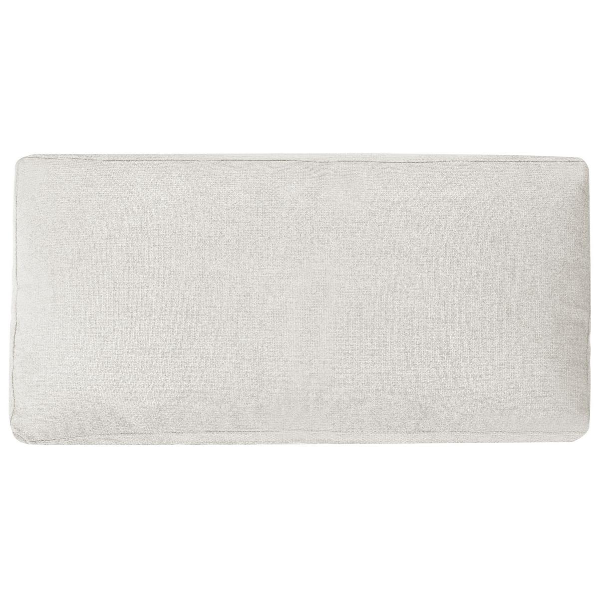 CHAISELONGUE Stoff Hellbeige Archiane - Beige/Schwarz, Textil (170/60/85cm) - Beliani