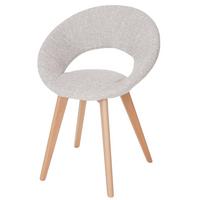 ESSZIMMERSTUHL Beige, Grau - Greige/Beige, Holz (60/79/50cm) - MCW