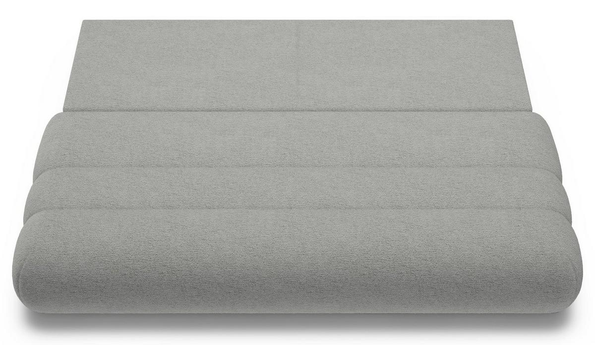 SCHLAFSOFA Arione 214 cm - Hellgrau/Schwarz, Kunststoff/Textil (214/74/104cm) - Selsey