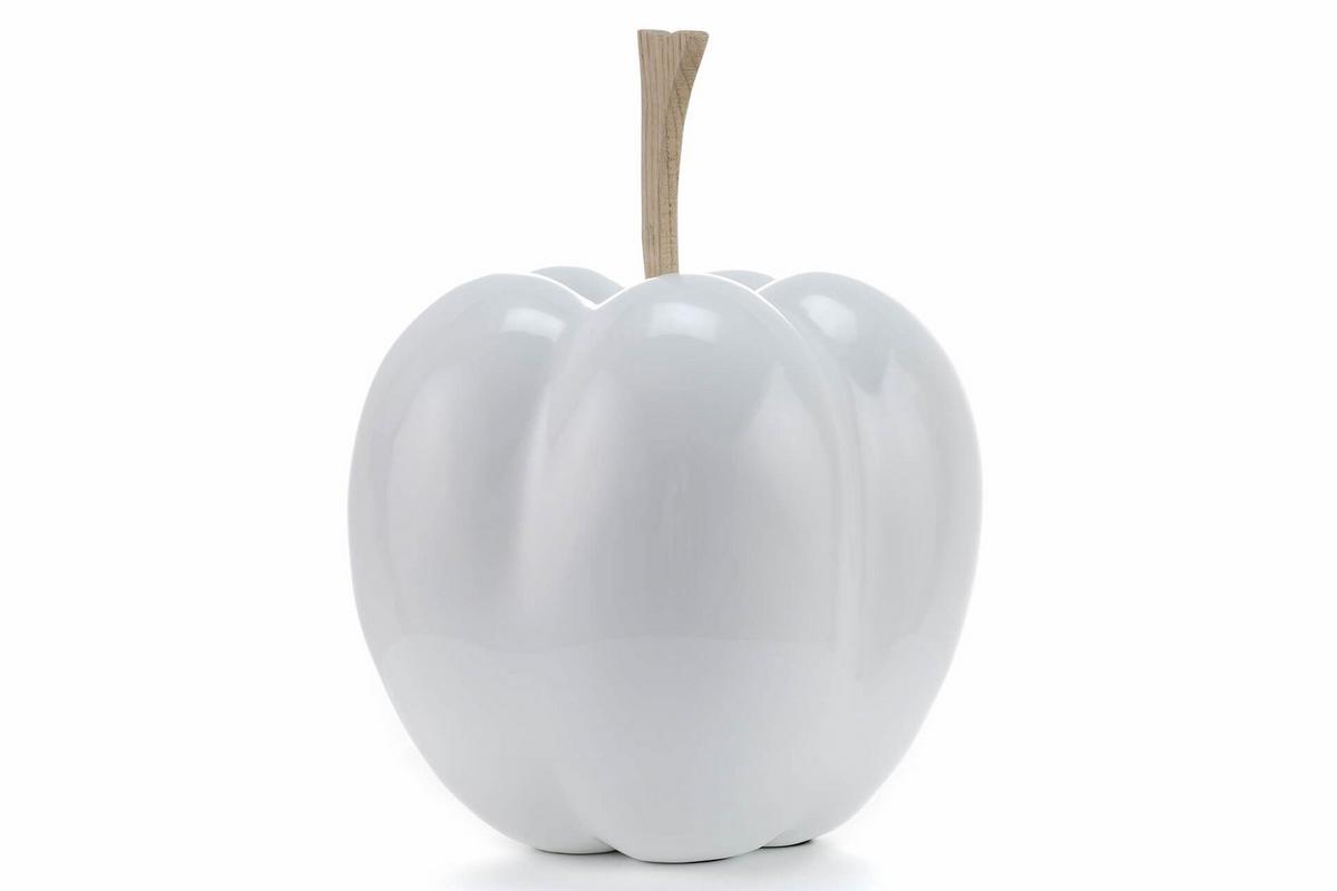 SKULPTUR Weiß 30/24 cm - Weiß, Stein (2.85/24/24cm) - KUNSTLOFT